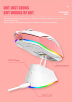 Dual Mode RGB Wireless & Wired Gaming Mouse