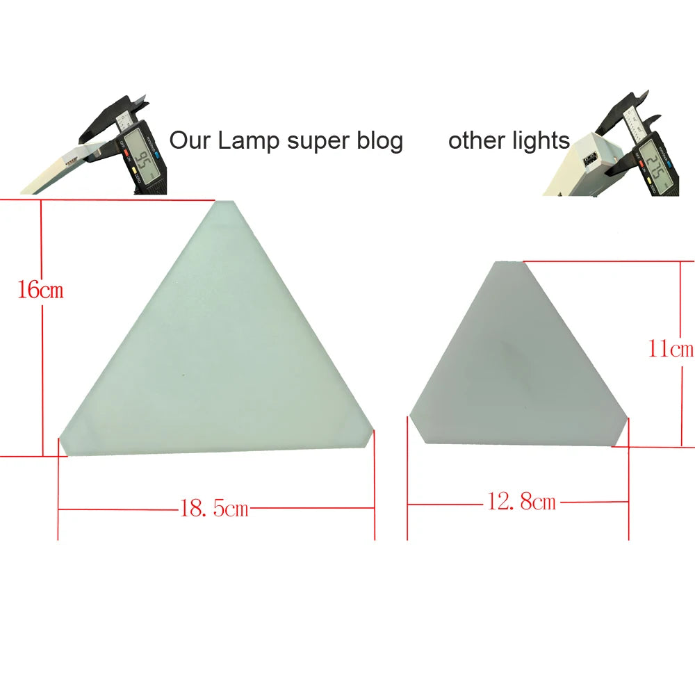 Smart RGB Quantum Triangle Wall Light