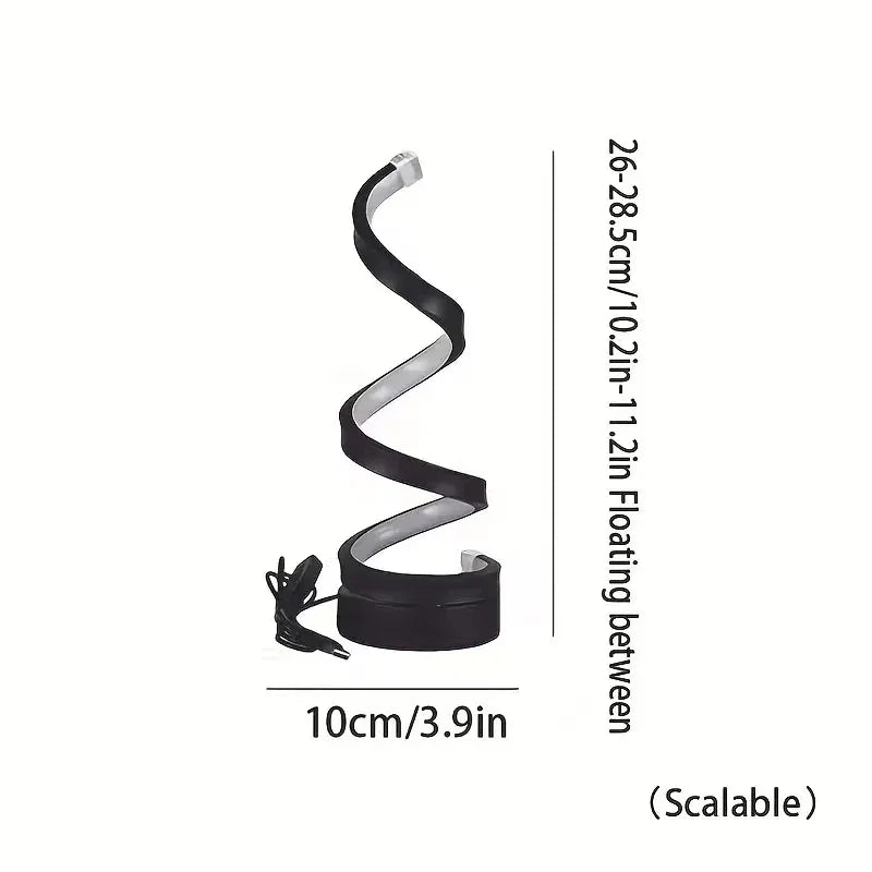 Modern USB Spiral LED Table Lamp