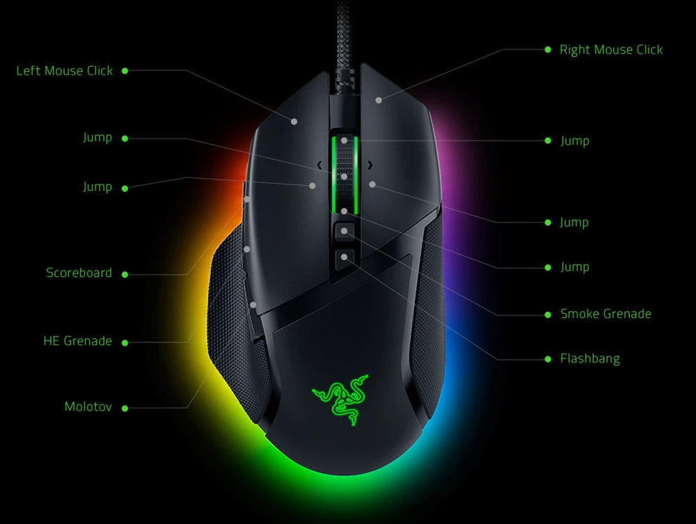Razer Basilisk V3 RGB Ergonomic Gaming Mouse