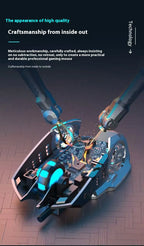 2.4G USB Bluetooth Rechargeable Wireless Mouse
