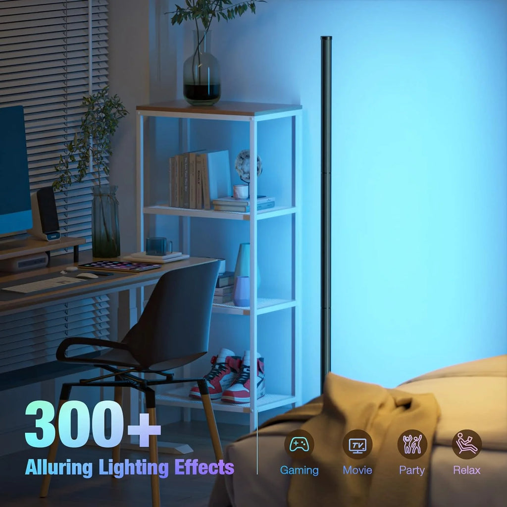 Smart RGBIC Corner Floor Lamp
