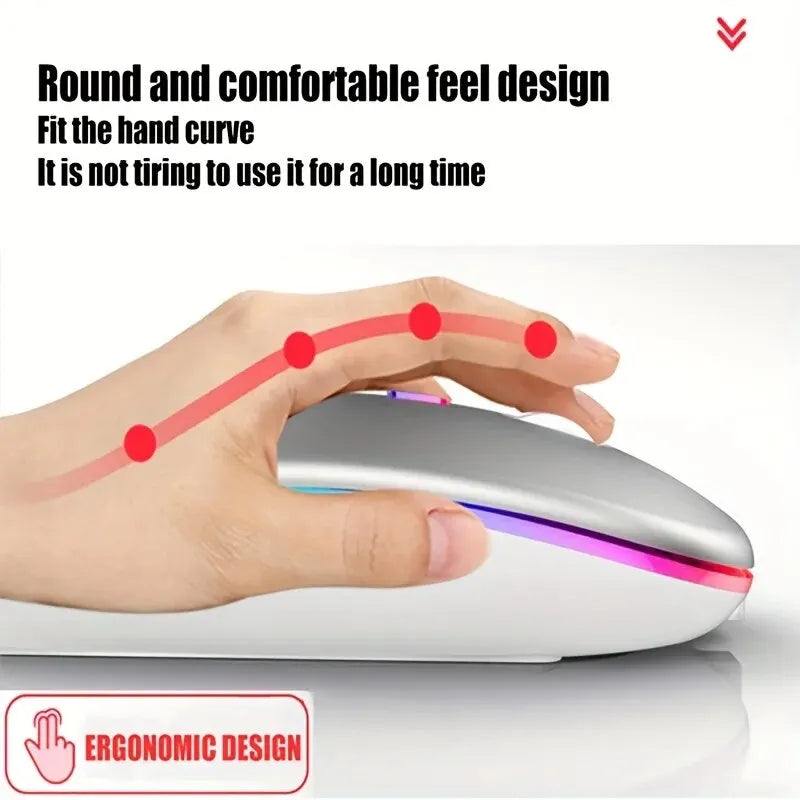 RGB Rechargeable Wireless Gaming Mouse