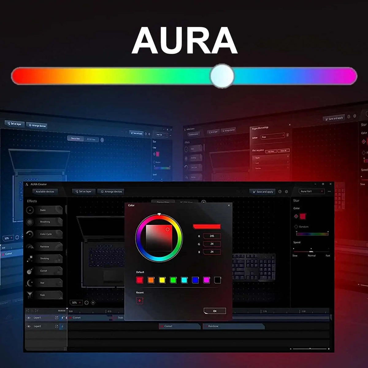5V ARGB 3Pin Header for Asus Aura Gaming Case