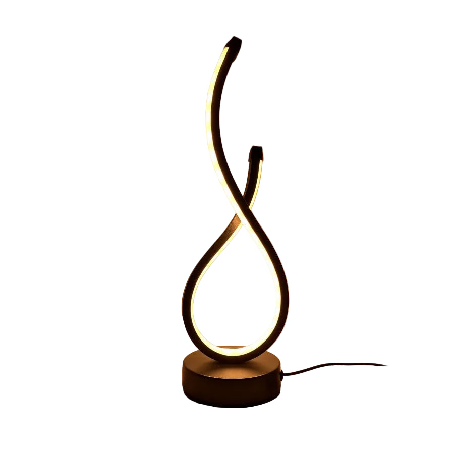 Spiral LED Dimmable Table Lamp