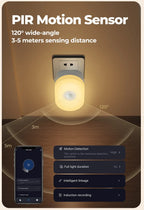 Smart WiFi RGB Motion Sensor Wall Lamp