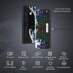 Wired OLED RGB Hot-Swappable Gaming Keyboard