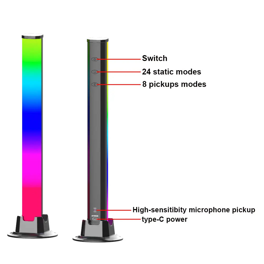 Smart RGB Music Rhythm Light Bar