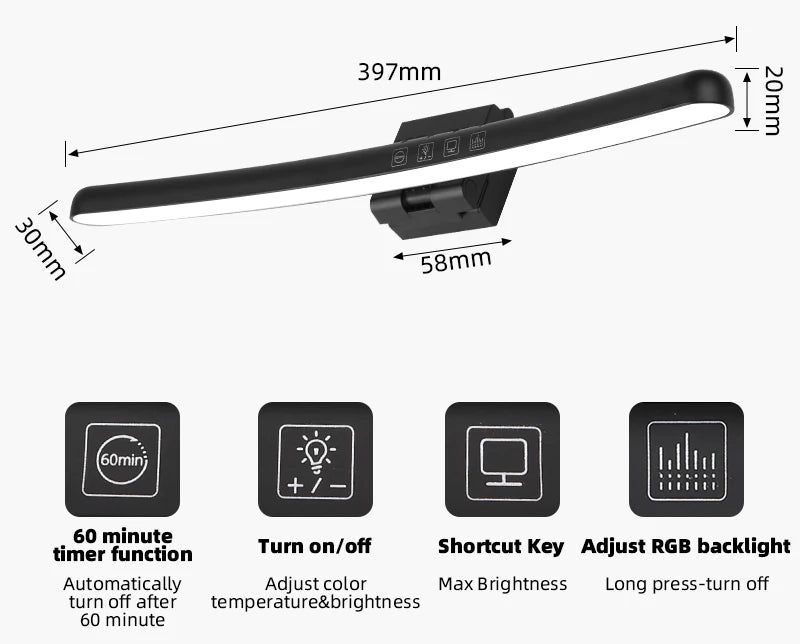 Led Monitor Light Bar Computer Lamps