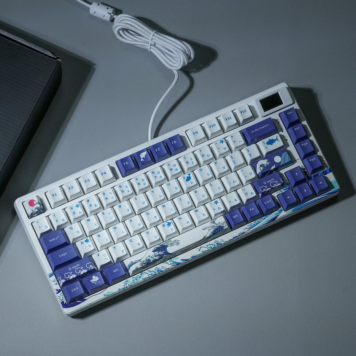 Wired OLED RGB Hot-Swappable Gaming Keyboard