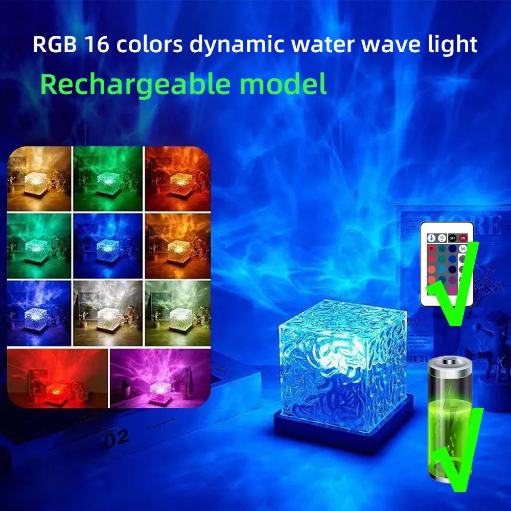 Northern Lights Ocean Sky Projector Lamp