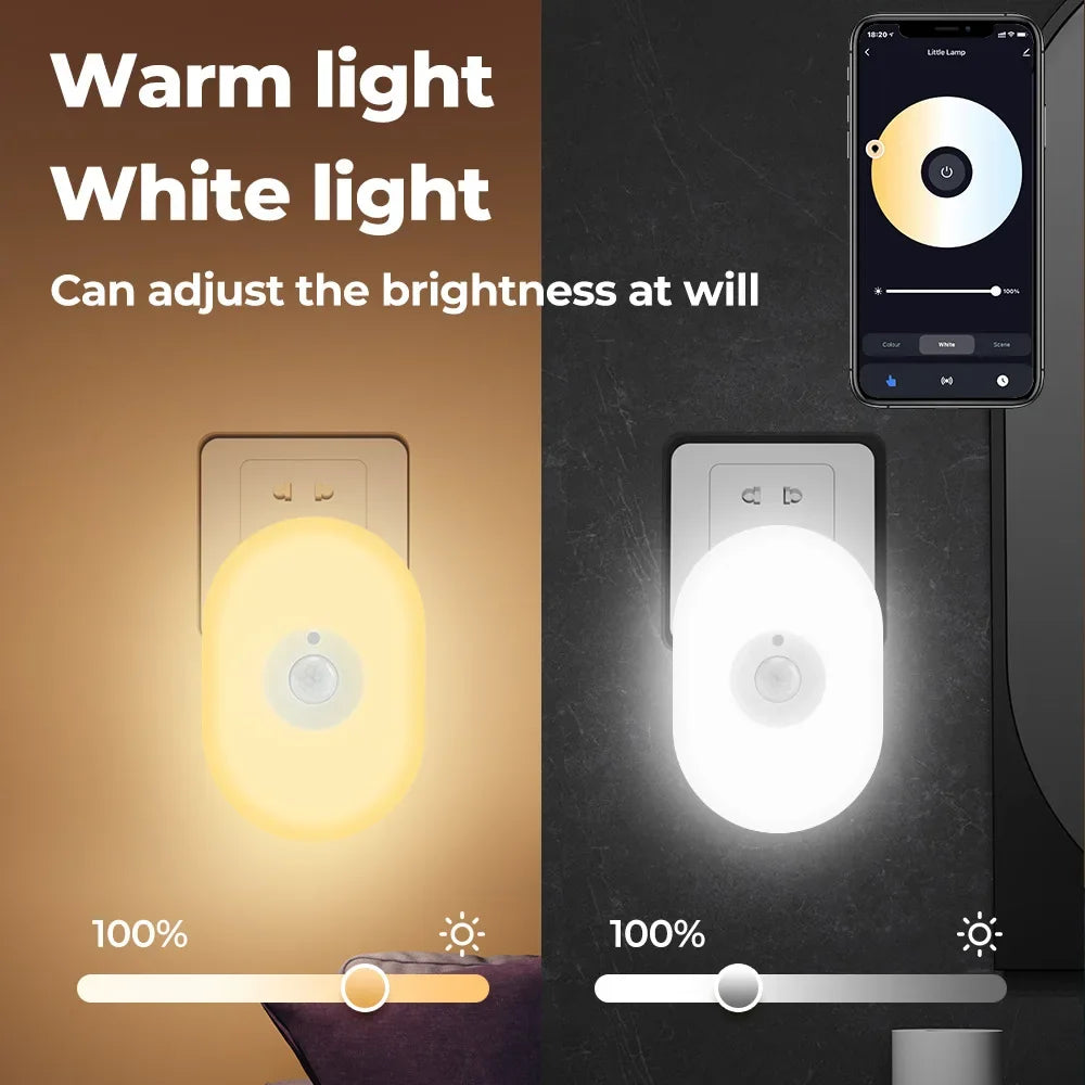 Smart WiFi RGB Motion Sensor Wall Lamp
