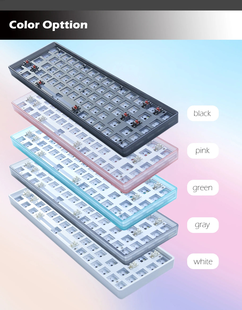 Novice 68Key Wireless Mechanical Keyboard Kit