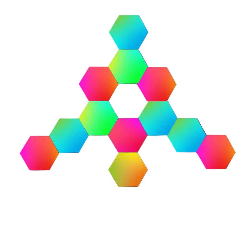 LED Hexagon Night Lights Smart Home Gaming Wall Lights