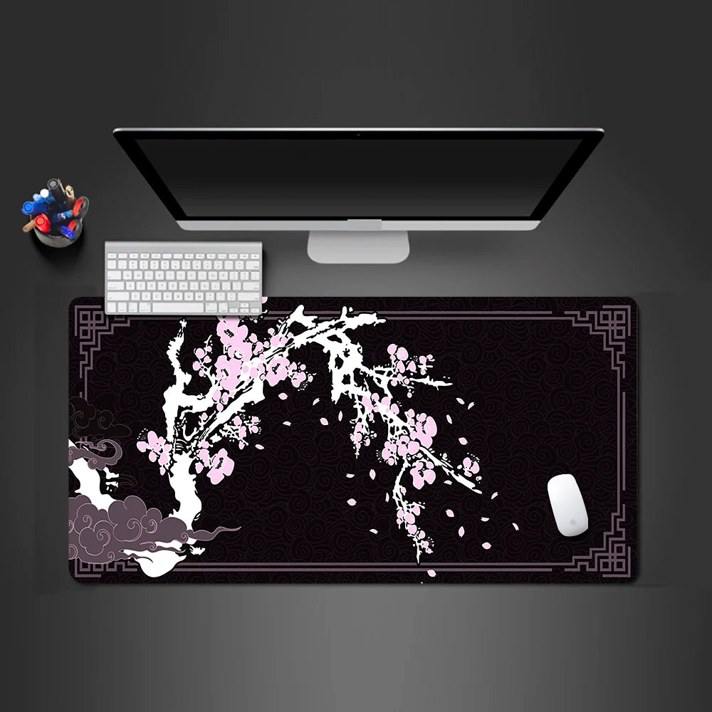 Japanese Floral XXL Gaming Mouse Pad Mat
