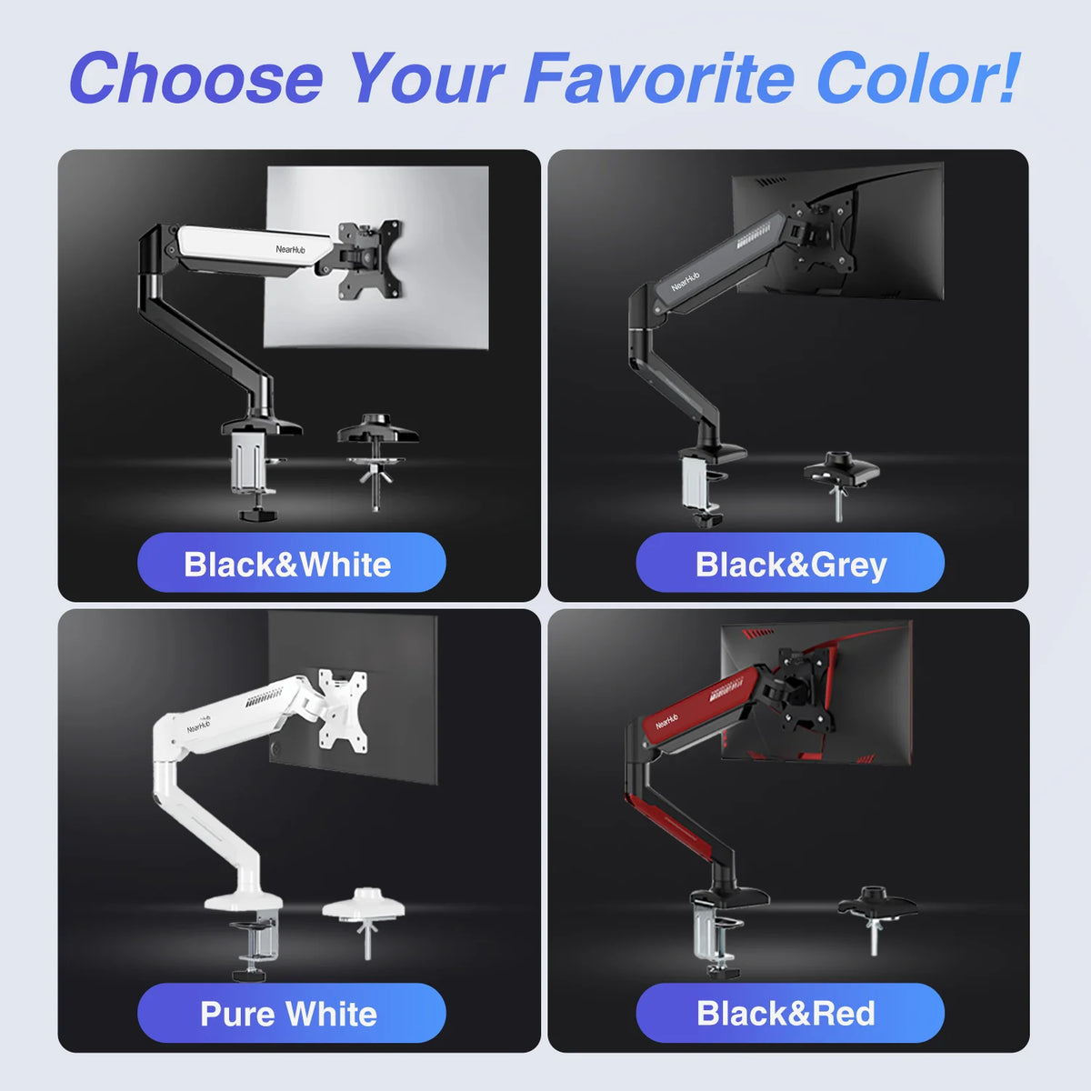 Nearhub MS-001 Single Monitor Arm Mount