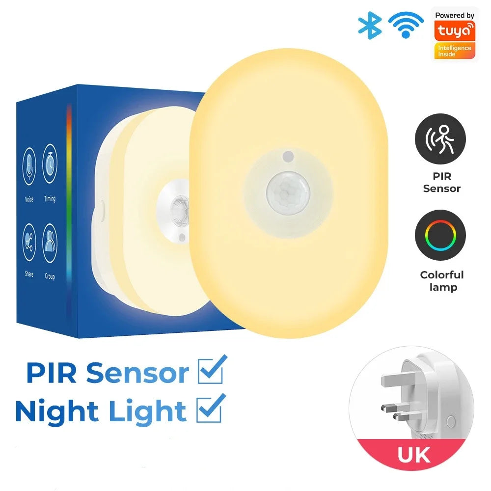 Smart WiFi RGB Motion Sensor Wall Lamp