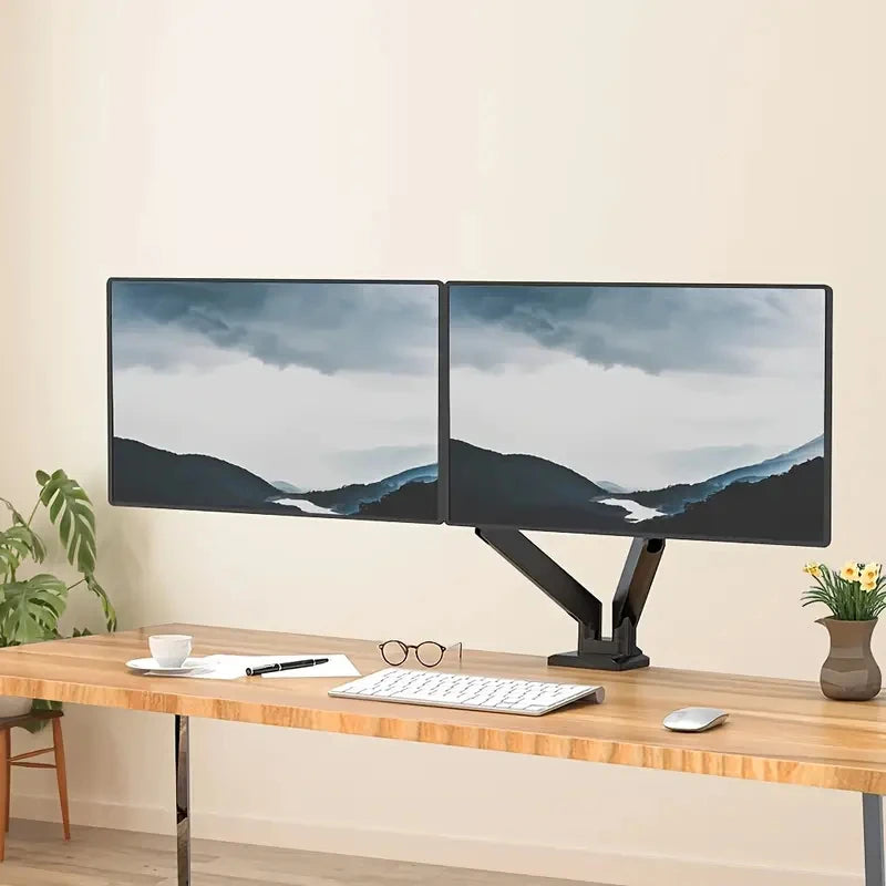 Adjustable Dual Monitor Mount Stand