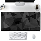Black Rubber XXL Desk Mouse Pad Mat