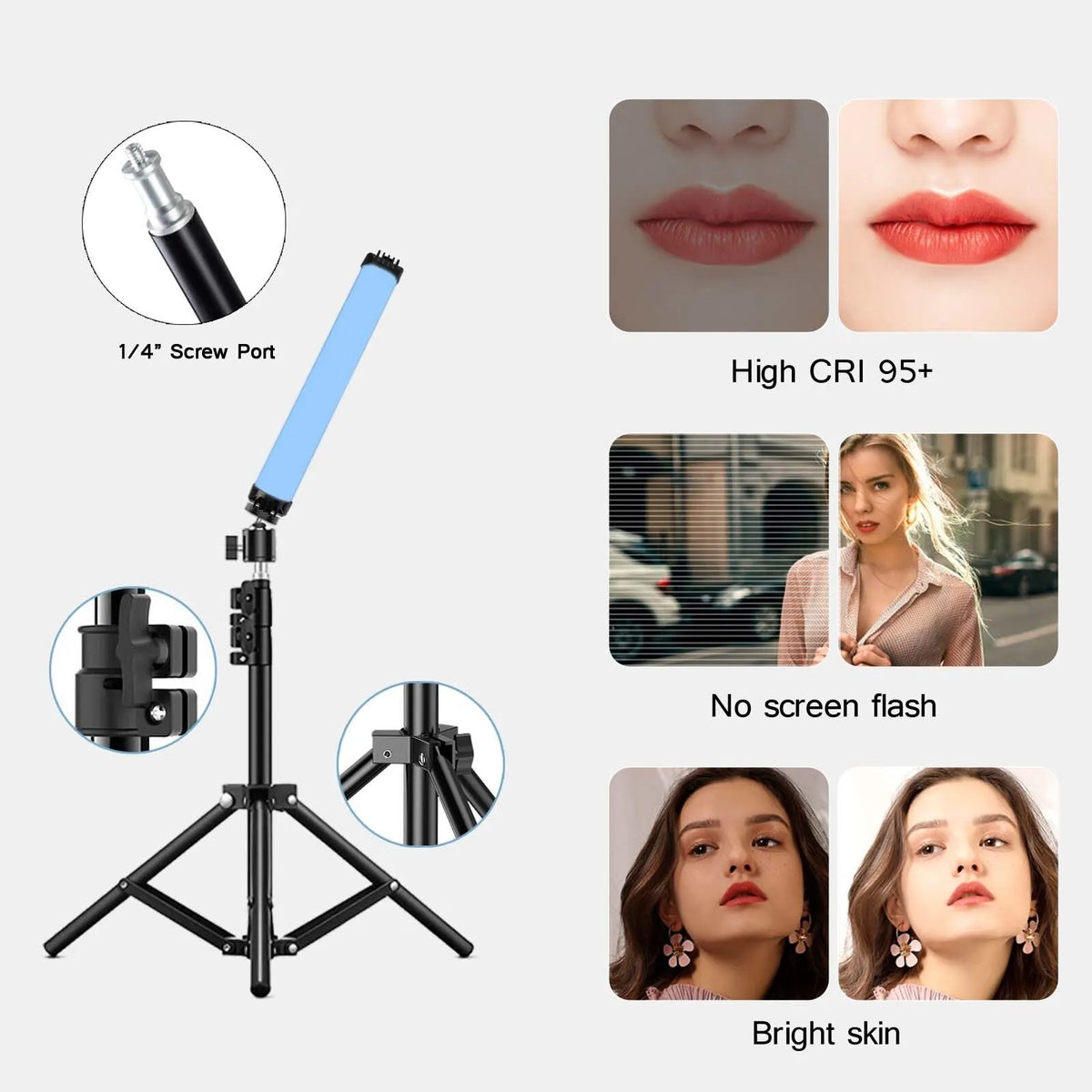 Portable RGB Magnetic LED Fill Light Stick