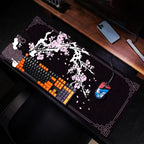 Japanese Floral XXL Gaming Mouse Pad Mat