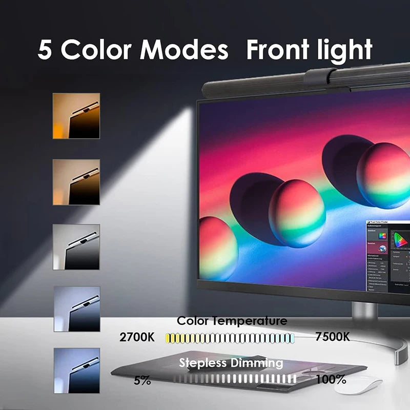 RGB Displays Monitor Light Bar