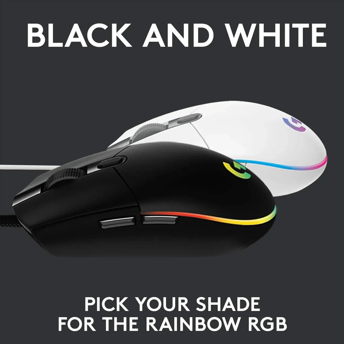 Logitech G102 RGB Gaming Mouse with 6 Buttons