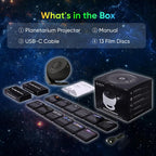 360° Rotating Galaxy Star Projector